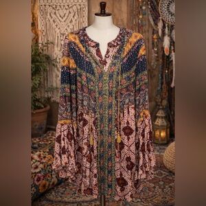 UMGEE Colorful Bohemian Tunic blouse